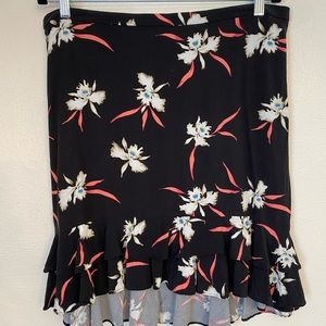 J Crew Floral Skirt